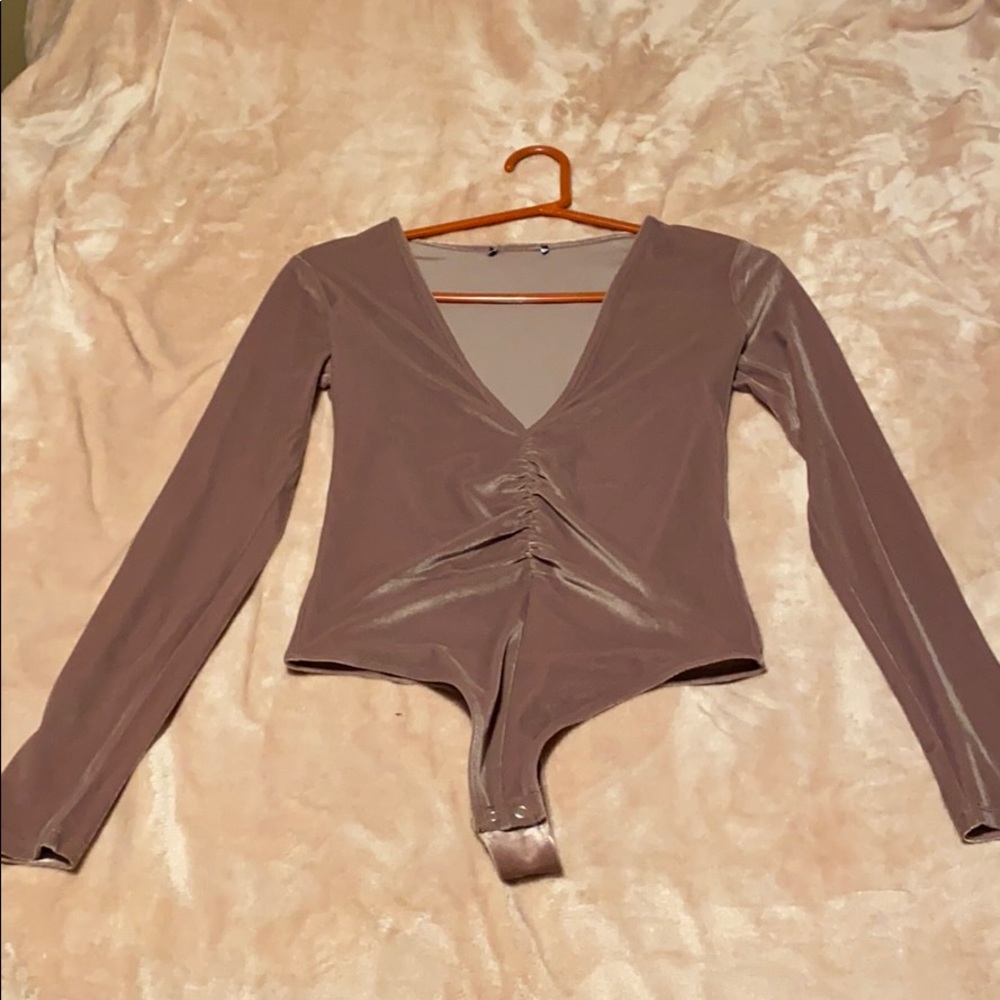Velvet bodysuit